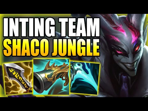 THIS IS HOW YOU CAN HARD CARRY AN INITING TEAM WITH SHACO JUNGLE! - Gameplay Guide League of Legends