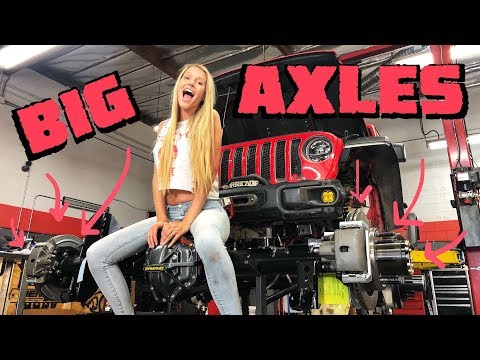 The HEMI SWAP Gets Some DYNATRAC AXLES!