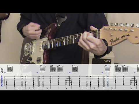 CCR - Born On The Bayou - Guitar Lesson With Tabs