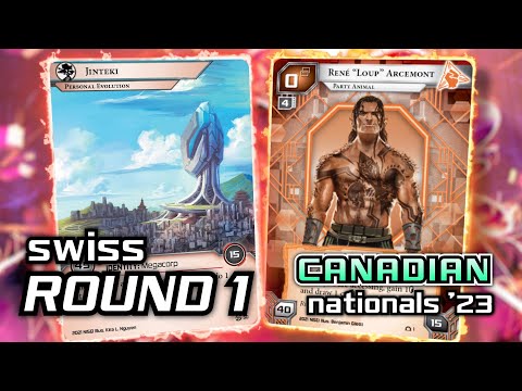 Netrunner Canadian Nationals 2023: Swiss Round 1 - Android: Netrunner