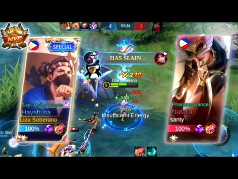 THIS BUILD CAN COUNTER NATALIA!! | HAYABUSA BEST BUILD IN 2022 - MLBB