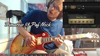 Video thumbnail for Dimarzio Paf Master Neck vs 59 PAF Neck by Kuitaristi