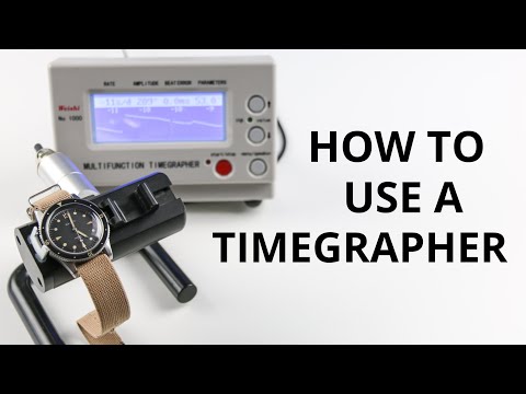 HOW TO USE A TIMEGRAPHER - A Tutorial (Weishi 1000) - PART 1