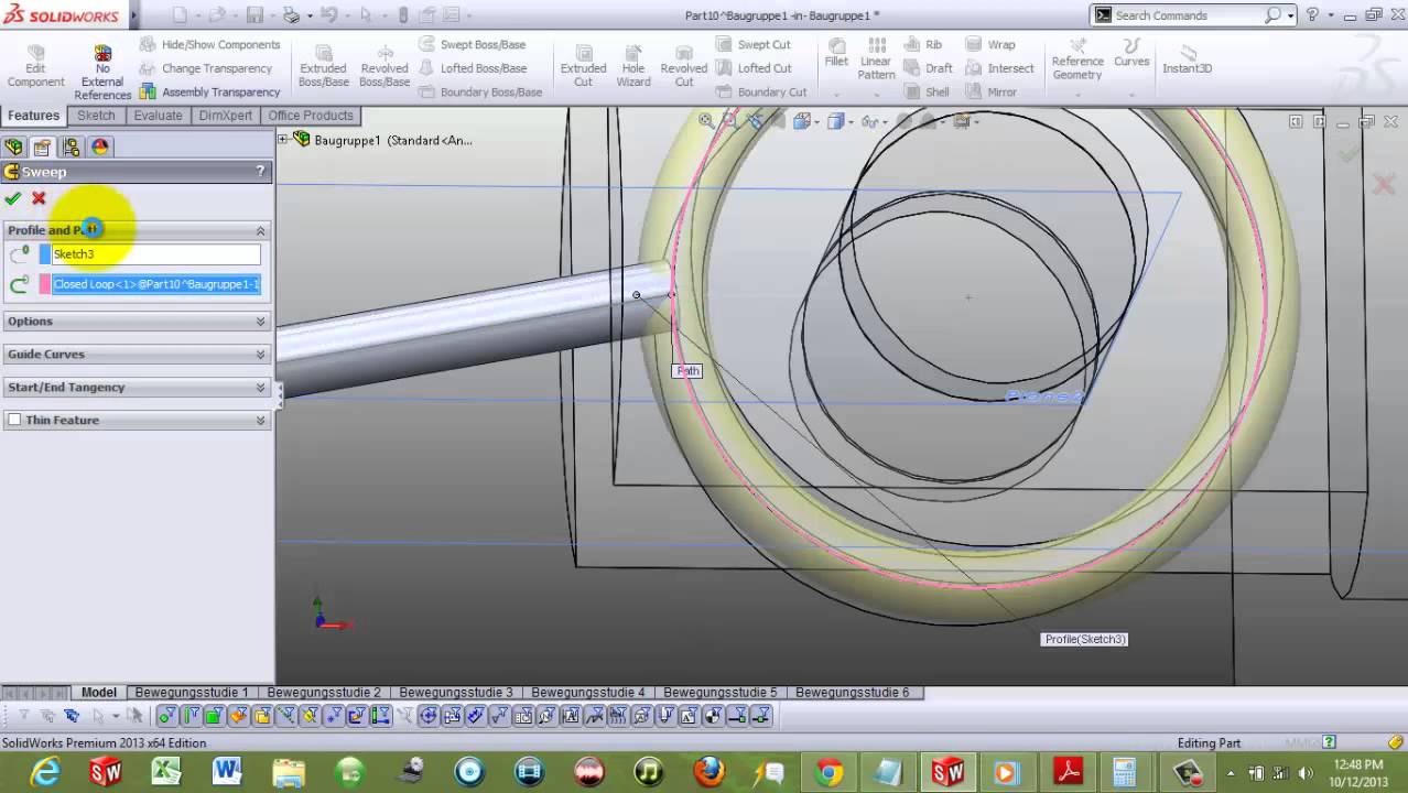 Creating Dynamic Rope - SolidWorks Tutorial