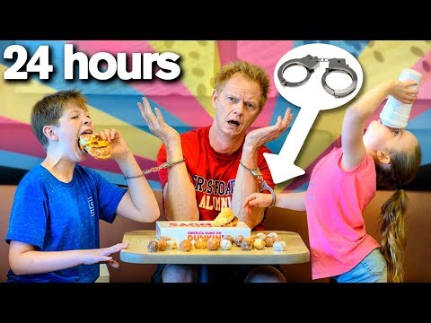 Handcuffed to My Kids for 24 HOURS *bad idea*