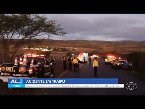 Motociclista morre e duas pessoas ficam gravemente feridas em acidente na AL-487 - 28/09/2026