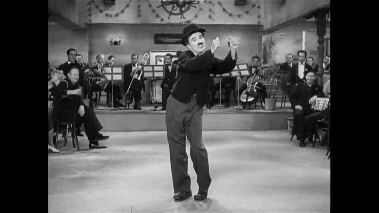 Chaplin Modern Times 'non-sense song'