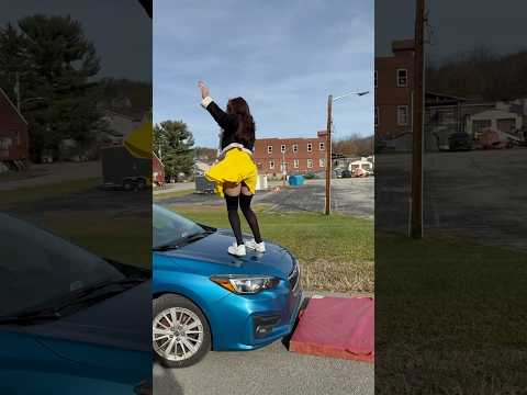 beautiful day to flip off a car