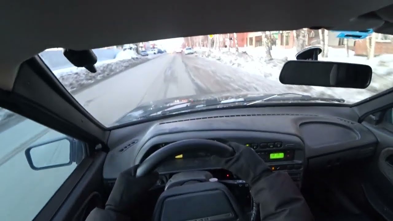 ЕДУ ПО ГОРОДУ НА ВАЗ 2114 - ВИД ОТ ПЕРВОГО ЛИЦА!