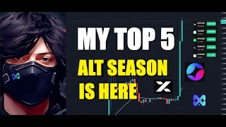 My Top 5 Alt Coins PUMPING NOW and When im Selling Them...