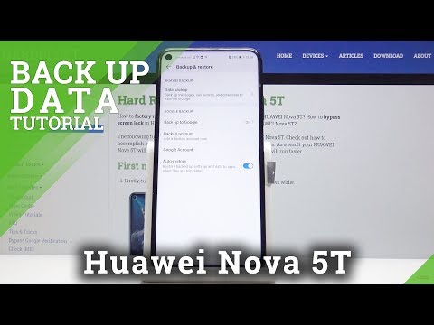 How to Enable Google Backup in Huawei Nova 5T - Backup Data