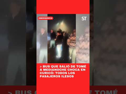 ¡MILAGRO EN RUTA 5! 🚨 Bus de Tomé casi cae al vacío.