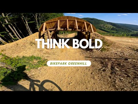 Think Bold almost Crash Greenhill Bikepark Schwarz POV RAW