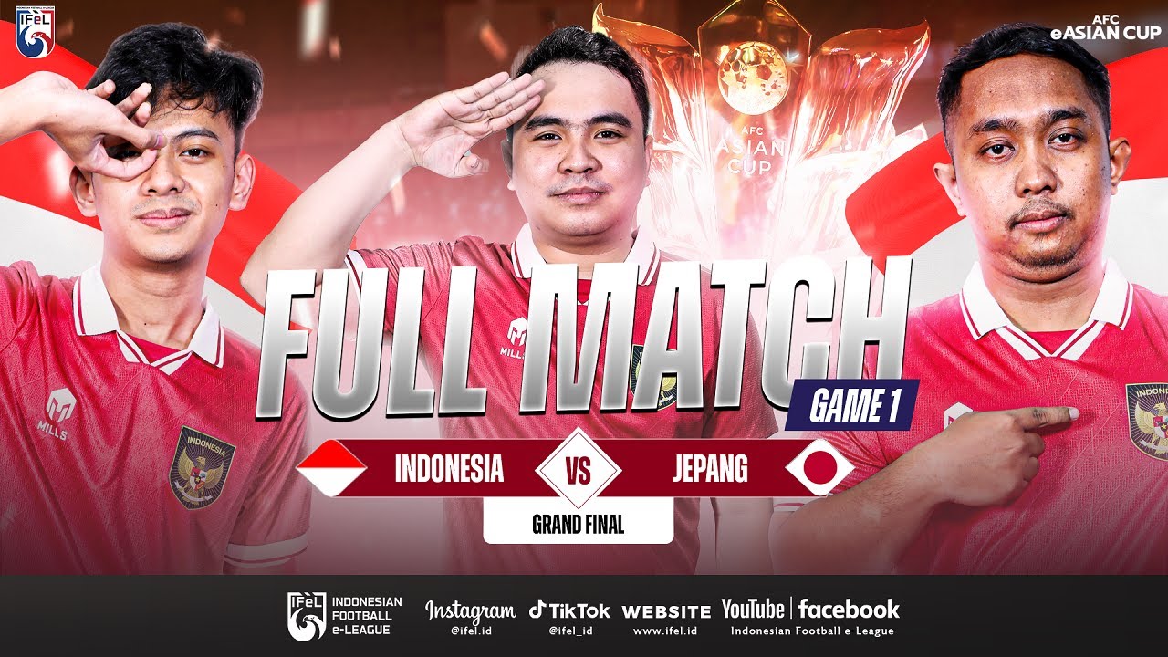 FULL MATCH FINAL GAME 1: INDONESIA VS JEPANG | AFC eASIAN CUP QATAR