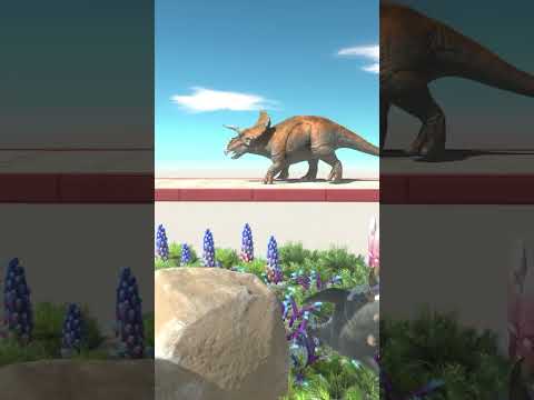 Escape From Deadly Megaladons - Animal Revolt Battle Simulator triceratops