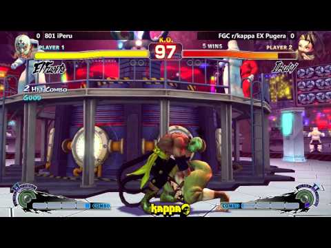 USF4 @ CEO2015 rkappa Suite - FourWude/IPeru vs EX Pugera [720p/60fps]