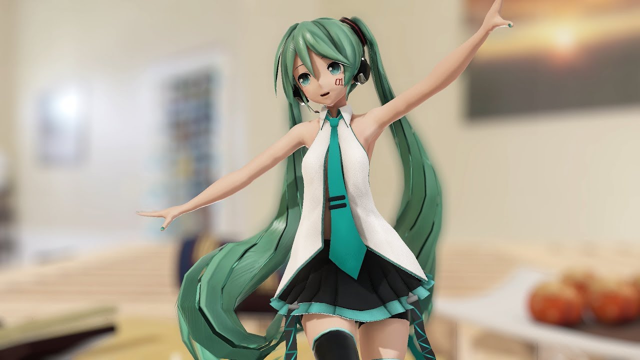 【MMD】フィギュアっぽいミクさんで 「ぶれないアイで」【4K 60FPS】