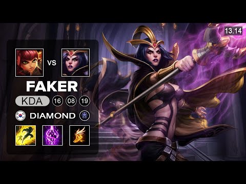 Faker LeBlanc vs Annie Mid - KR Diamond - Patch 13.14 Season 14
