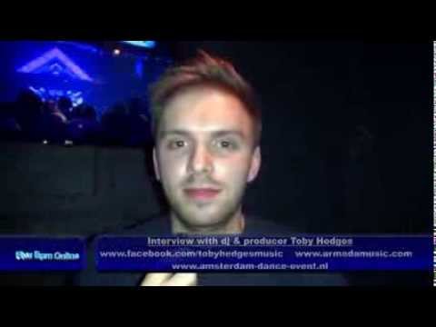 Interview with dj & producer Toby Hedges at Armada Night at ADE 2013