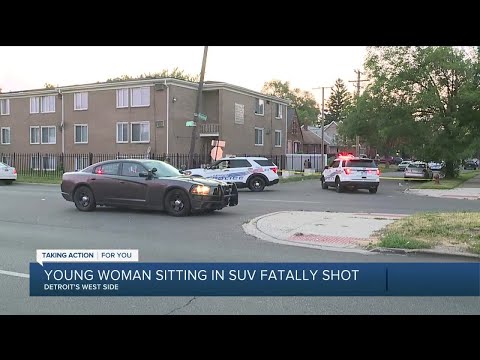 19-year-old woman sitting in SUV fatally shot in Detroit