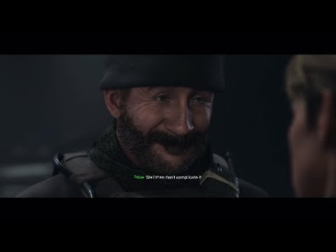 Captain Price is amused with little Farah