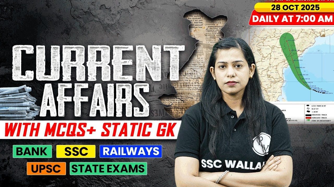 Current Affairs Today | 28 October Current Affairs 2025 | Daily Current Affairs | By Krati Mam