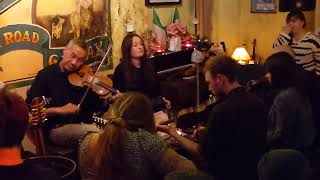 Irish Traditional Session upstairs in The Crane Bar Galway .March 2nd 2024