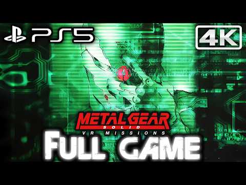 METAL GEAR SOLID VR MISSIONS Gameplay Walkthrough FULL GAME 100% (4K 60FPS) No Commentary