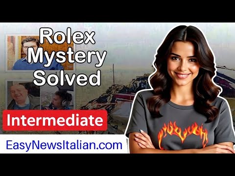 Rolex Found in Trash After Helicopter Crash: The Shocking Truth | Intermediate #LearnItalian