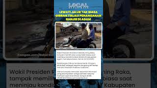 Wapres Gibran Janjikan Koordinasi Cepat untuk Korban Banjir Agam