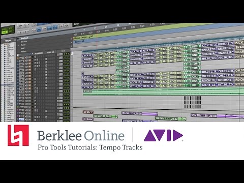 Berklee Online & Avid Present | Pro Tools Tutorials: Tempo Tracks
