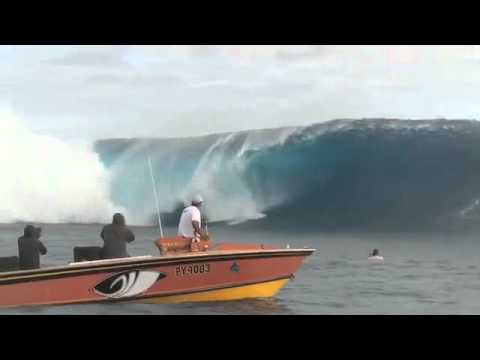 Laurie Towner Teahupoo Wipeout
