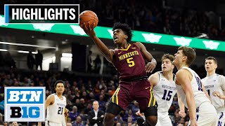 Highlights: Gophers Cruise Past Wildcats | Minnesota at Northwestern | Feb. 23, 2020