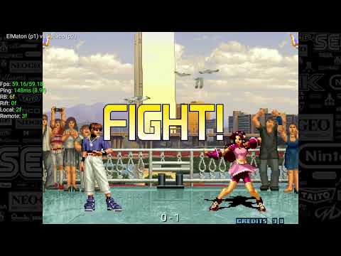 The King Of Fighter 2002 • GGPO-Z • "ElMaton" VS "Lucaco" - 2023/11/24 #casualplay