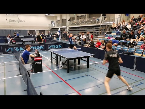 Tilannekamera 1-5 pöytätenniksen SM-kilpailuista 2019