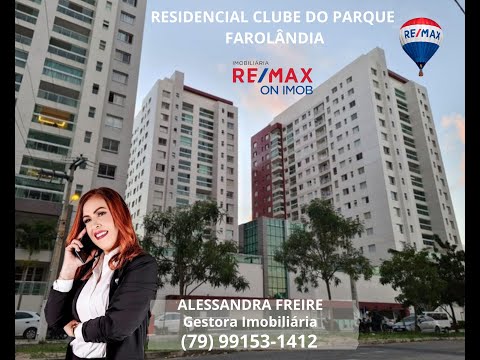 Apartamento de 3/4, à venda no condomínio Clube do Parque - Farolandia - Aracaju Sergipe