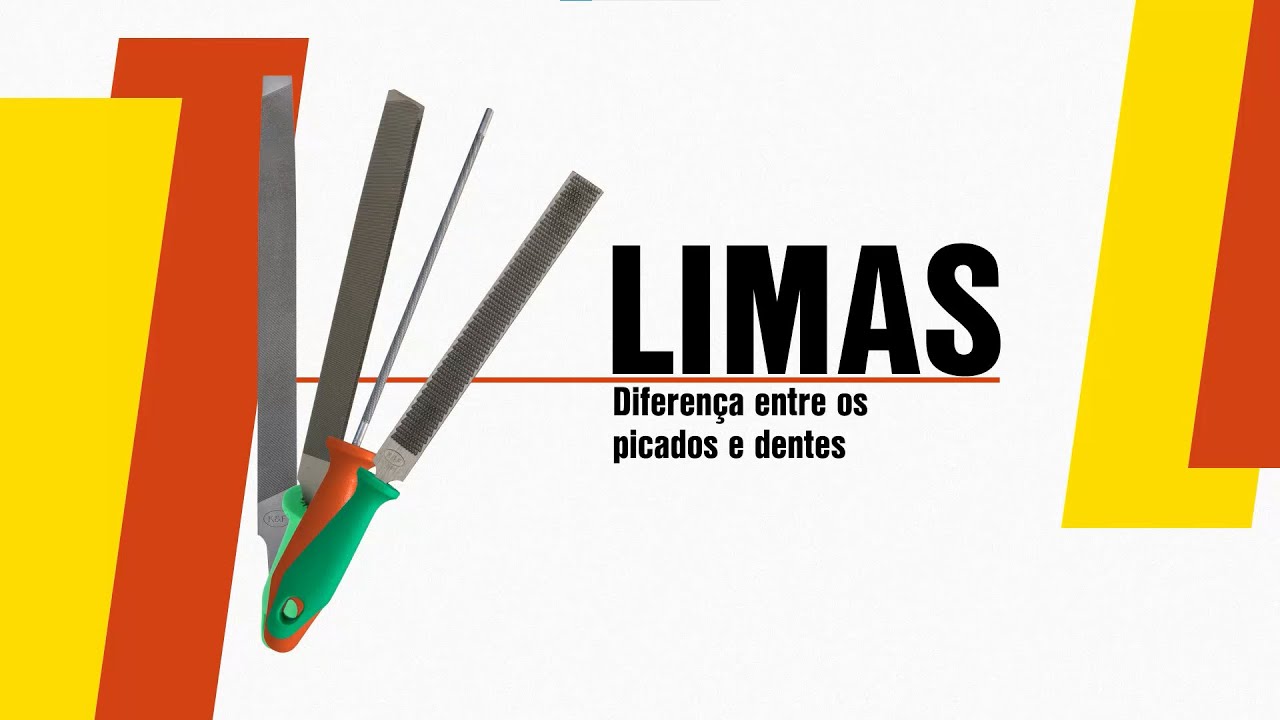 Limas K&F e Crescent Nicholson - Diferença entre picados e dentes