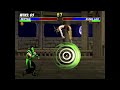 Ultimate Mortal Kombat 3 Plus Beta 2 Neon Green Reptile Ultimate Difficult No Continues
