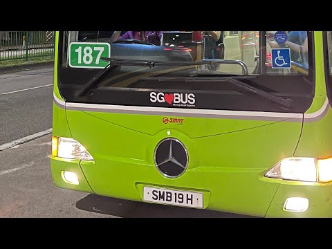 SMB19H 187 - SMRT MERCEDES BENZ OC500LE (LOUD ZF ECOMAT KICKDOWN)