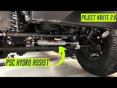 How to easily steer 40's on your Jeep TJ! PSC Hydro assist is COMPLETE!
