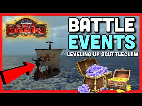 LEVELING UP MY DRAGON! | SoD Gold Battle Event [Chest Opening]  - School Of Dragons (SoD) Gameplay