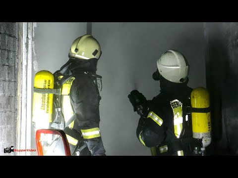 FEUER 2Y - Massiver Kellerbrand in Mehrfamilienhaus | 04.01.2019