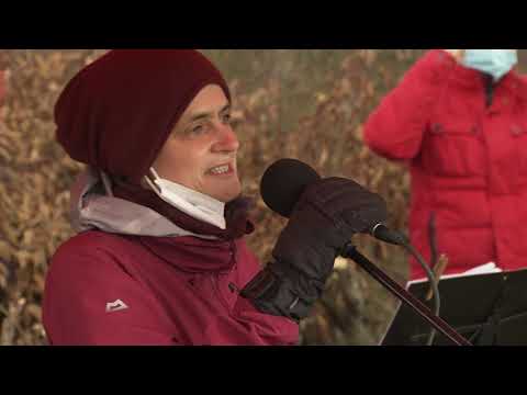 Fahrradkorso gegen Kieswerk und den IndustriePark Oberelbe
