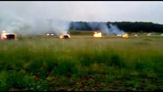 preview picture of video 'Einsatzübung vom Amtsjugendfeuerwehrmarsch 2012 in Dobbertin Teil1'