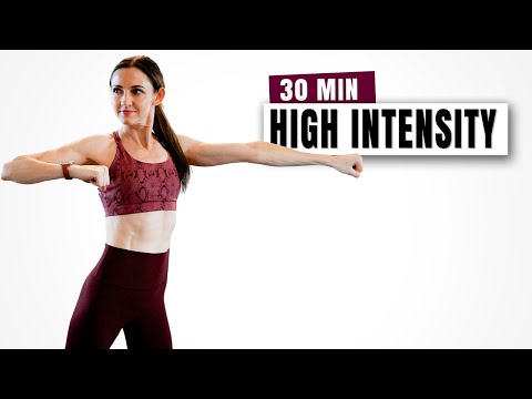 30 MIN ADVANCED CARDIO HIIT Workout - No Equipment - It's YOU VS YOU!