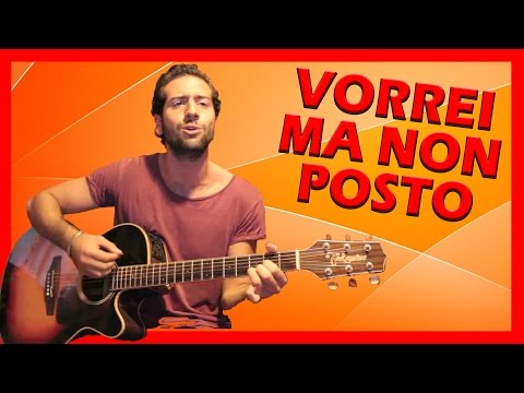 Tutorial Chitarra ➔ "Vorrei Ma Non Posto" - J-Ax e Fedez [Accordi Facili ITA]