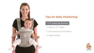 Ergobaby Omni 360 Carrier | Front Outward Carry Position with H straps