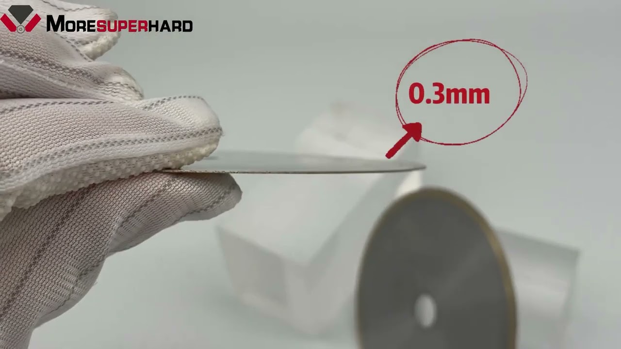 Metal diamond cut off wheel for cutting medical titanium alloys, bone materials