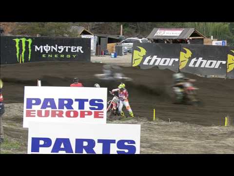 Romain Febvre & Antonio Cairoli crash MXGP of Patagonia Argentina  MXGP Qualifying Race