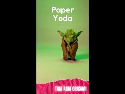 Paper Yoda - Origami Yoda
